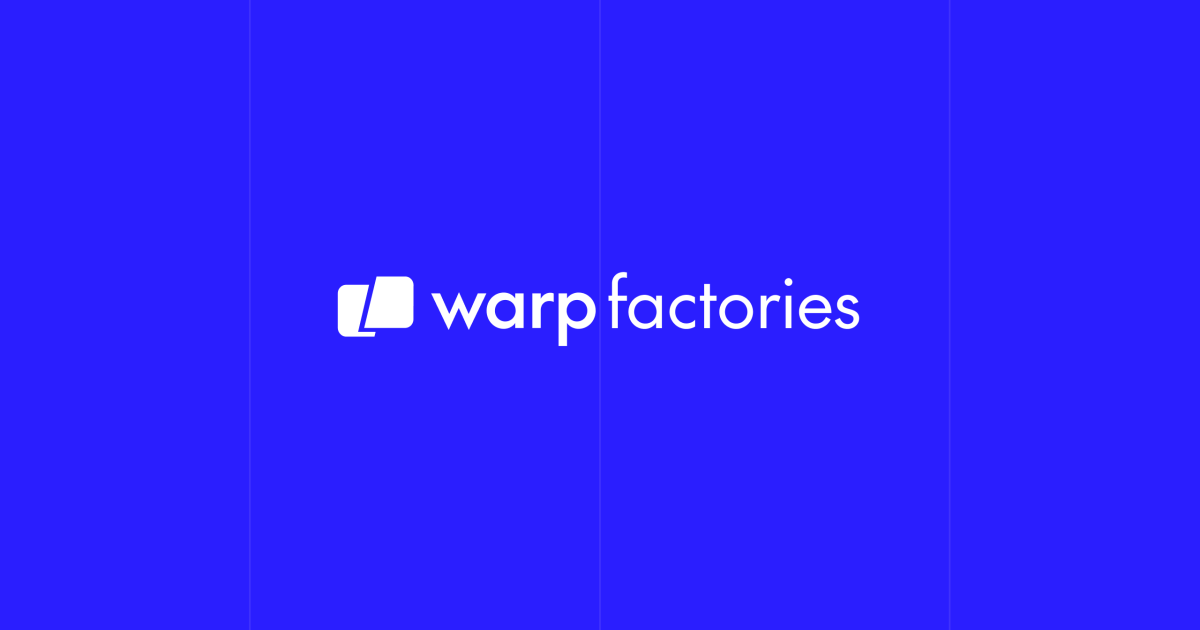 Warp представила Warp Factories для автоматизации разработки ПО